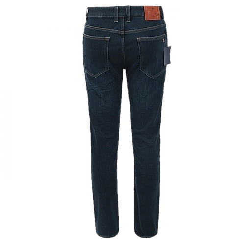 LOUIS VUITTON 장식 로고 진청 융기모 슬림 일자진