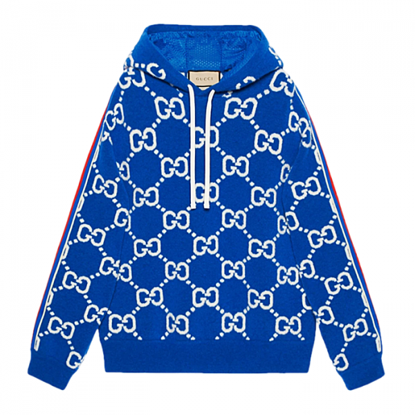 GUCCI GG 로고 니트 후드
