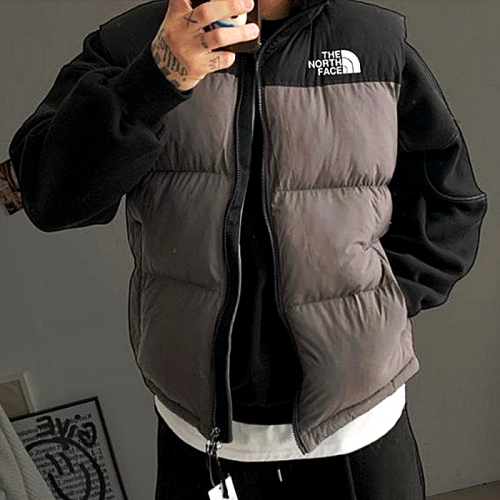노스페이스 THE NORTH FACE 눕시 투톤 패딩 조끼