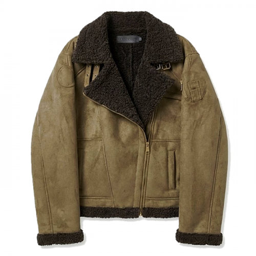 NO/FAITHSTUDIO 헤비플라이트 램스울 쉐어링 자켓