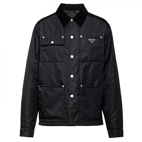 PRADA 포켓 리나일론 패디드 자켓