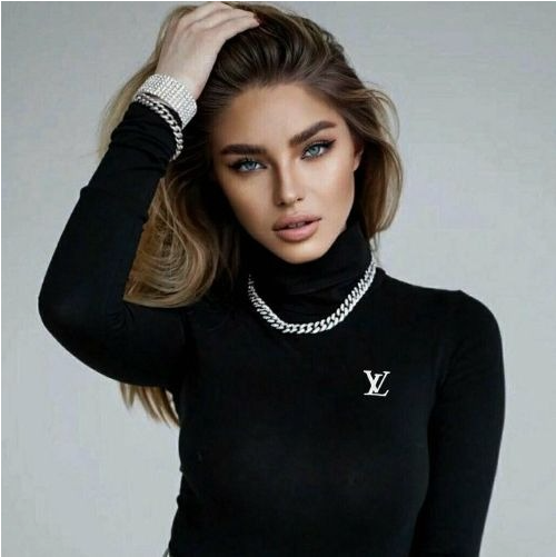 LOUIS VUITTON  LV 모노그램 터틀넥