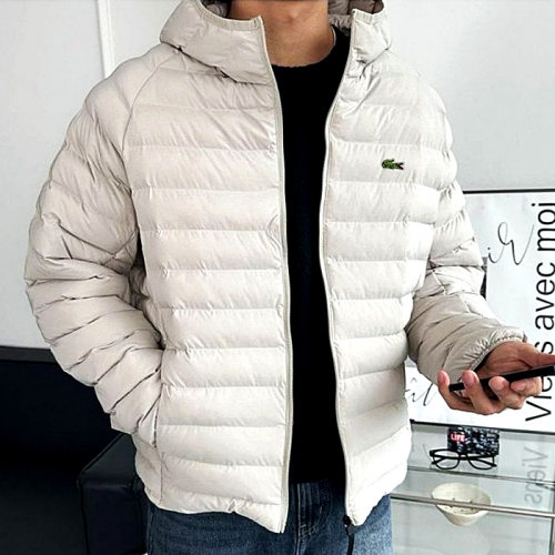 라코스테 LACOSTE 다운라이크 후드 경량패딩