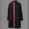 톰브라운 THOM BROWNE 금장 삼선띠 로고 미들 코트
