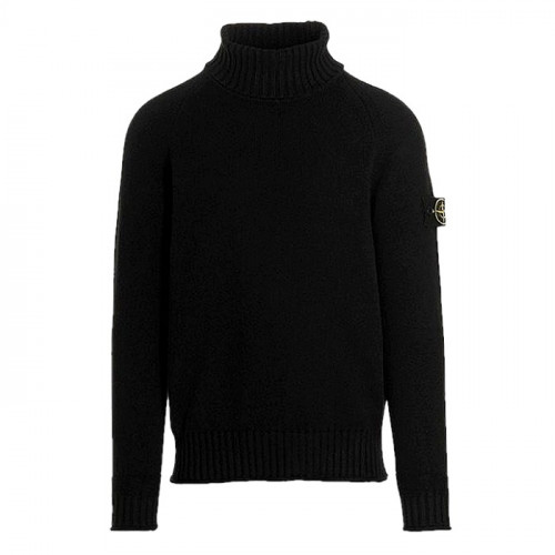 스톤아일*드 STONE ISLAND 패치 울니트 터틀넥