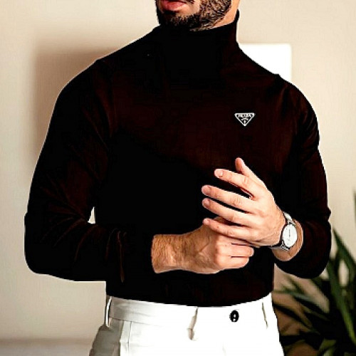 프라다 PRADA 사피아노 터틀넥