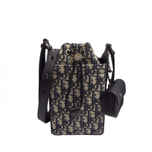 디* 미니 버킷백 - 오블리크 자카드