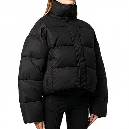 발렌시아가 BALENCIAGA 다운 푸퍼 자켓 - 블랙