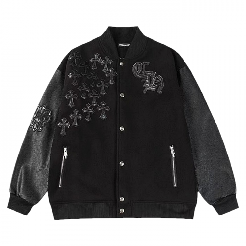 크롬하츠 Chrome hearts 멀티플 크로스 바시티 자켓