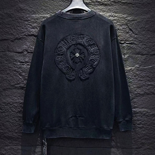 Chrome hearts 홀슈스 피그먼트 로고 맨투맨