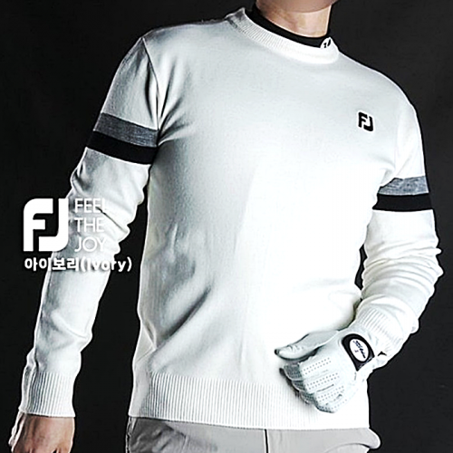 FOOTJOY GOLF 피티드 모크넥 니트