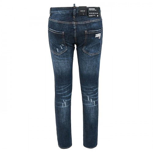 디스퀘어드 DSQUARED2 파워 트윈 자수 슬림 일자진