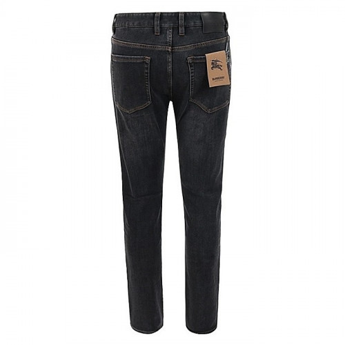 BURBERRY 기마 스틸 흑청 슬림 일자진 -  융기모