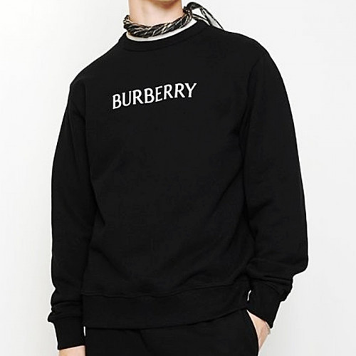 BURBERRY 로고 프린팅 코튼 맨투맨