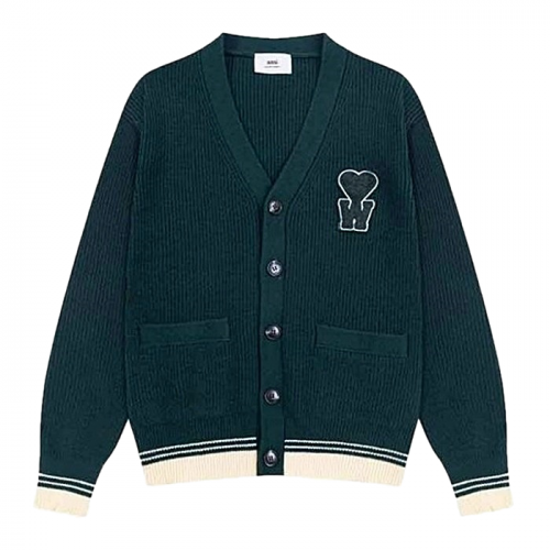 아미 AMI W 하트로고 가디건