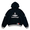 BALENCIAGA 쓰리비 풋볼로고 폴로 후디