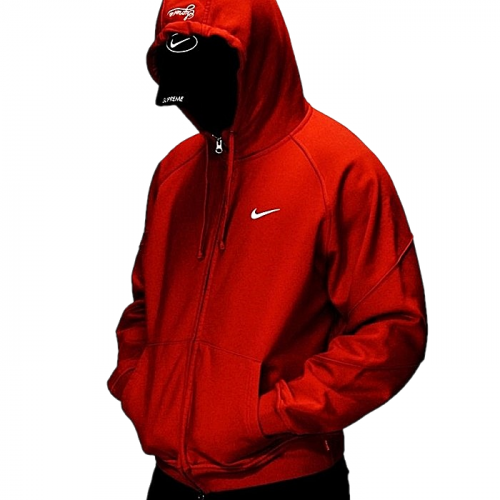 SUPREME x NIKE 액티브 로고드 후디집업