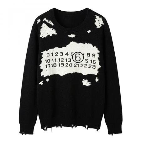 Maison Margiela MM 누메릭넘버 스웨터