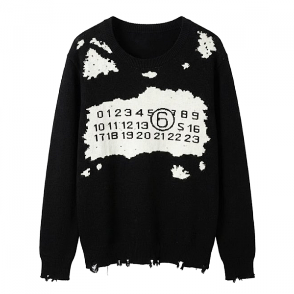 Maison Margiela MM 누메릭넘버 스웨터