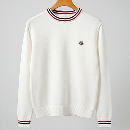 Moncler 삼선 넥라인 라운드 니트