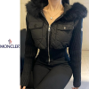 몽클*어 Moncler 페이크퍼 누빔 니트점퍼
