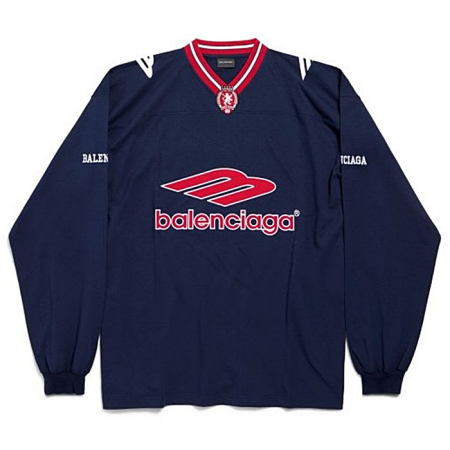 BALENCIAGA 앤트러사이트 풋볼 롱슬리브