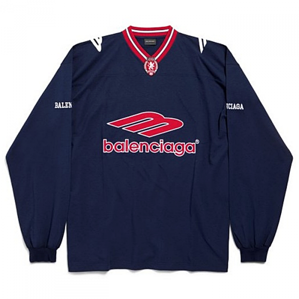 BALENCIAGA 앤트러사이트 풋볼 롱슬리브