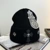 Chrome hearts 빅 메탈 십자가 비니 모자