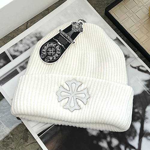 Chrome hearts 시그니처 로고 자수비니 모자