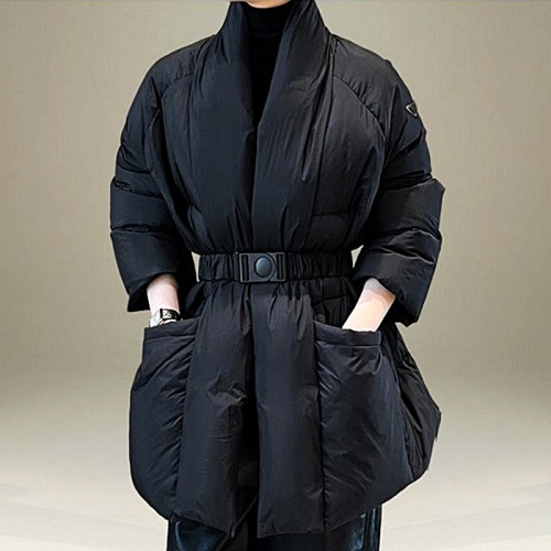 프라다 PRADA 랩 하프패딩