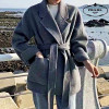 PRADA 하프 울 코트