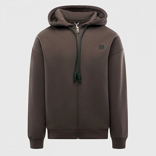 로에베 LOEWE 레더 스트링 후디집업