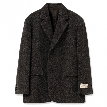 WOOYOUNGMI 헤비울 트위드 테일러 자켓