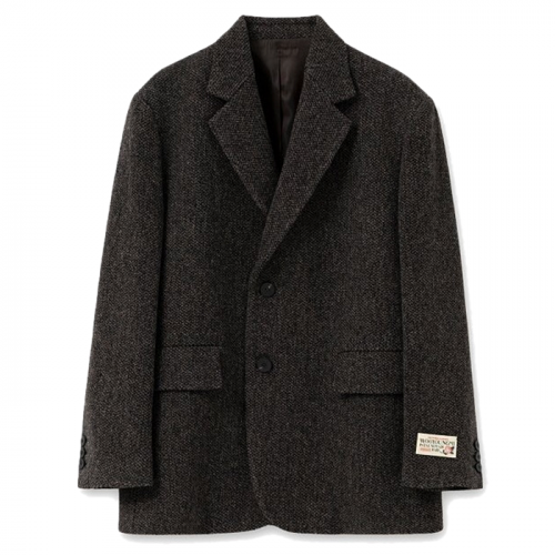 WOOYOUNGMI 헤비울 트위드 테일러 자켓