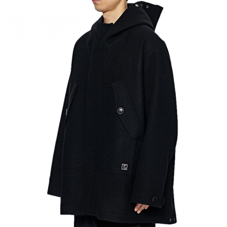 WOOYOUNGMI 헤비울더블 패디드 후드코트