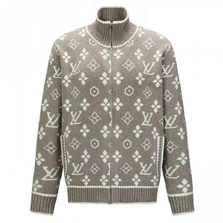 LOUIS VUITTON 모노그램 울 니트 집업 가디건
