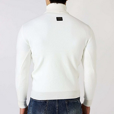 로로피아나 Loro Piana 로고 실버탭 목폴라