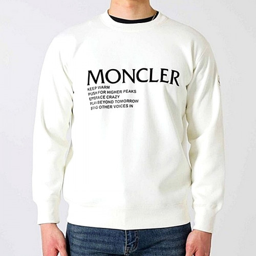 Moncler 레터링 로고 기모 맨투맨