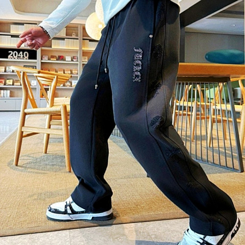 Chrome hearts 코튼 빈티지 워싱 스웻 팬츠