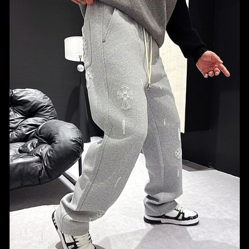 Chrome hearts 홀스슈 포켓 크로스 스웻 팬츠