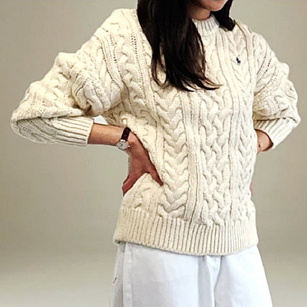 랄프로렌 polo ralphlauren 케이블 래글런 오버니트