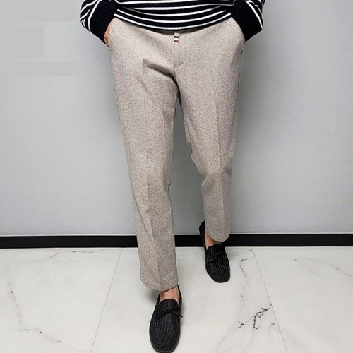 THOM BROWNE 기모 울 반밴딩 팬츠 A78