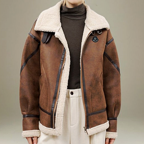 Moncler 하이넥 무스탕 자켓