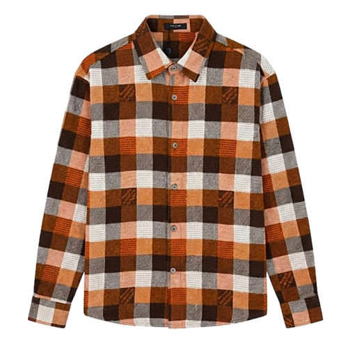 LOUIS VUITTON 하우스 다미에 플란넬 체크셔츠