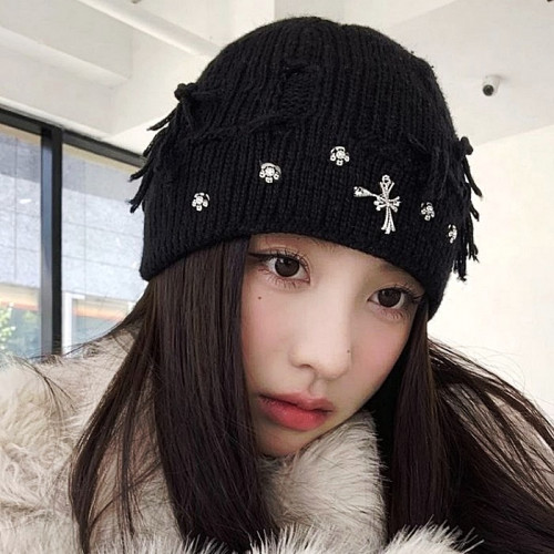 Chrome hearts 빈티지 쓰리 십자가 비니