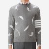 THOM BROWNE 깃털 포인트 울니트