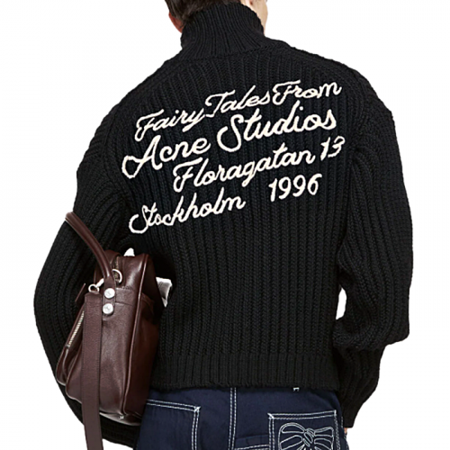 아크네 Acne Studios 울 지퍼 가디건