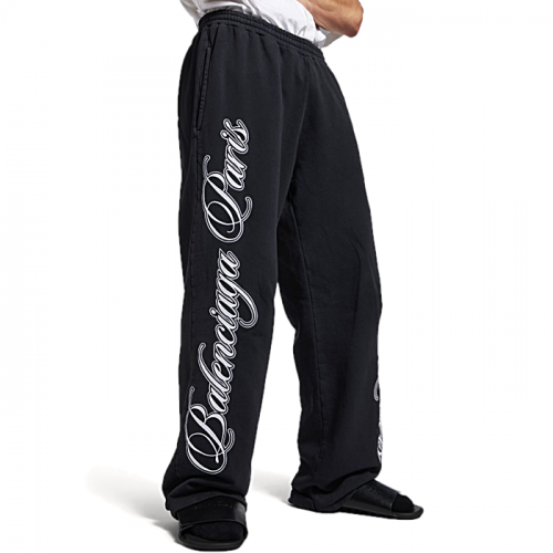 BALENCIAGA 커시브 오버 스웻팬츠