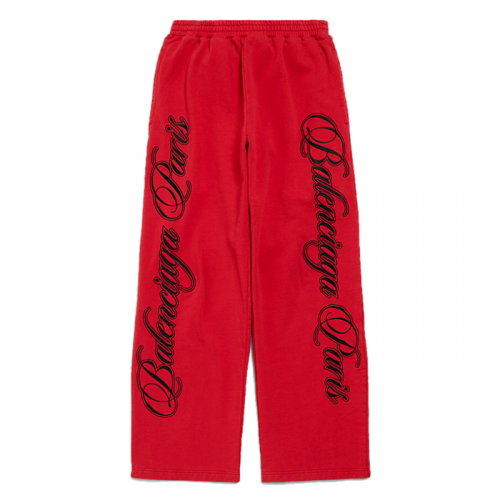 BALENCIAGA 커시브 오버 스웻팬츠