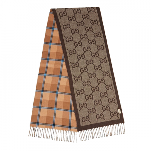 GUCCI GG 리버시블 울 머플러